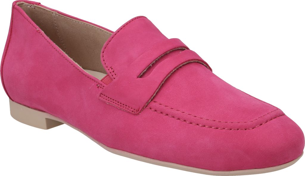 Paul Green Slipper & Mokassin 2954-033, Rauleder, Rot, Damen