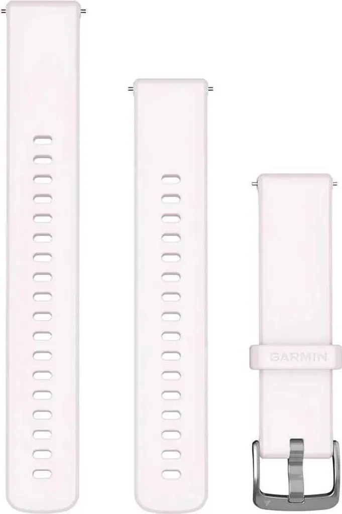 Bracelet de montre 18mm silicone transparent pour Garmin Vivoactive 4S