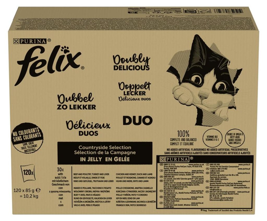 Felix Countryside Selection 120x85g mokré krmivo pro Obrázek produktu 