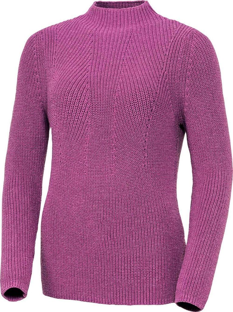 Emilia Parker Damen Stehkragen-Pullover, anschmiegsam und pflegeleicht