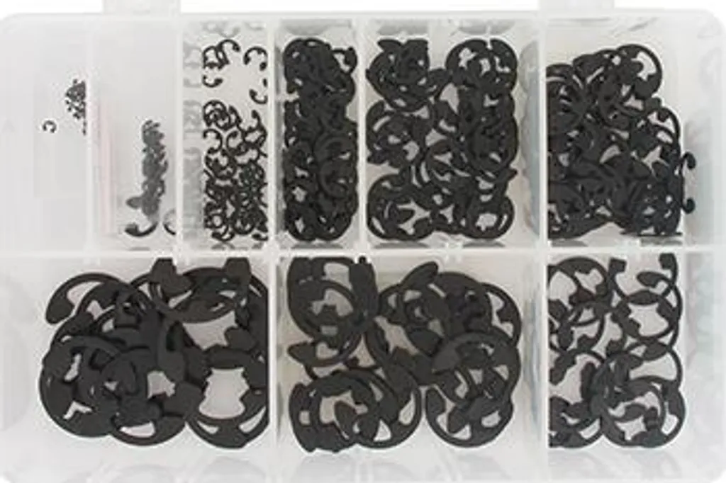 Set de 300 clips métalliques robustes en boîte cadeau de rangement luxe