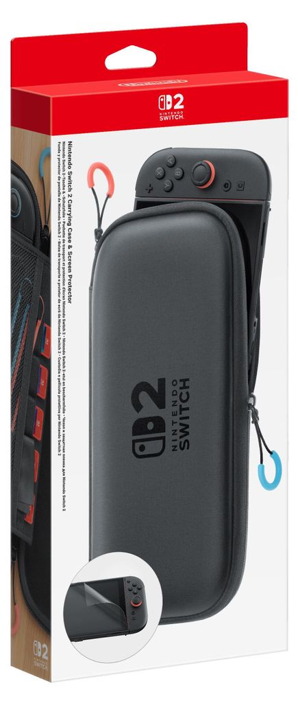 Nintendo Switch 2-Tasche & -Schutzfolie (Schwarz) Produktbild 