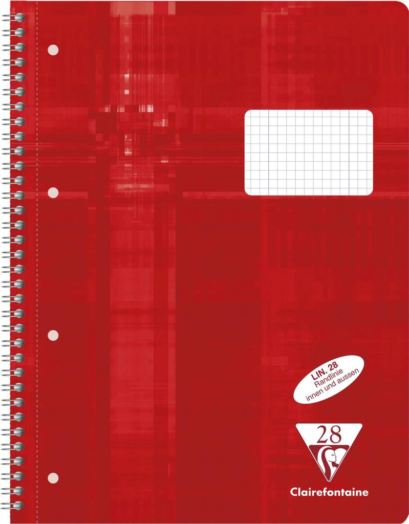 Clairefontaine 5x Collegeblock Ringbuchlochung DIN A4+ 80 Produktbild 