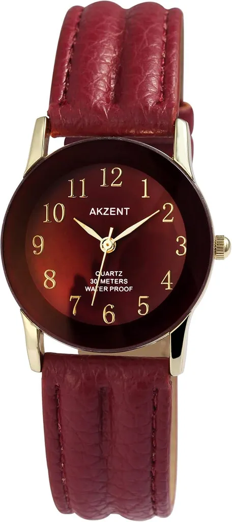 Orologio Donna Pelle Finta Elegante: Analogico al Quarzo Classico