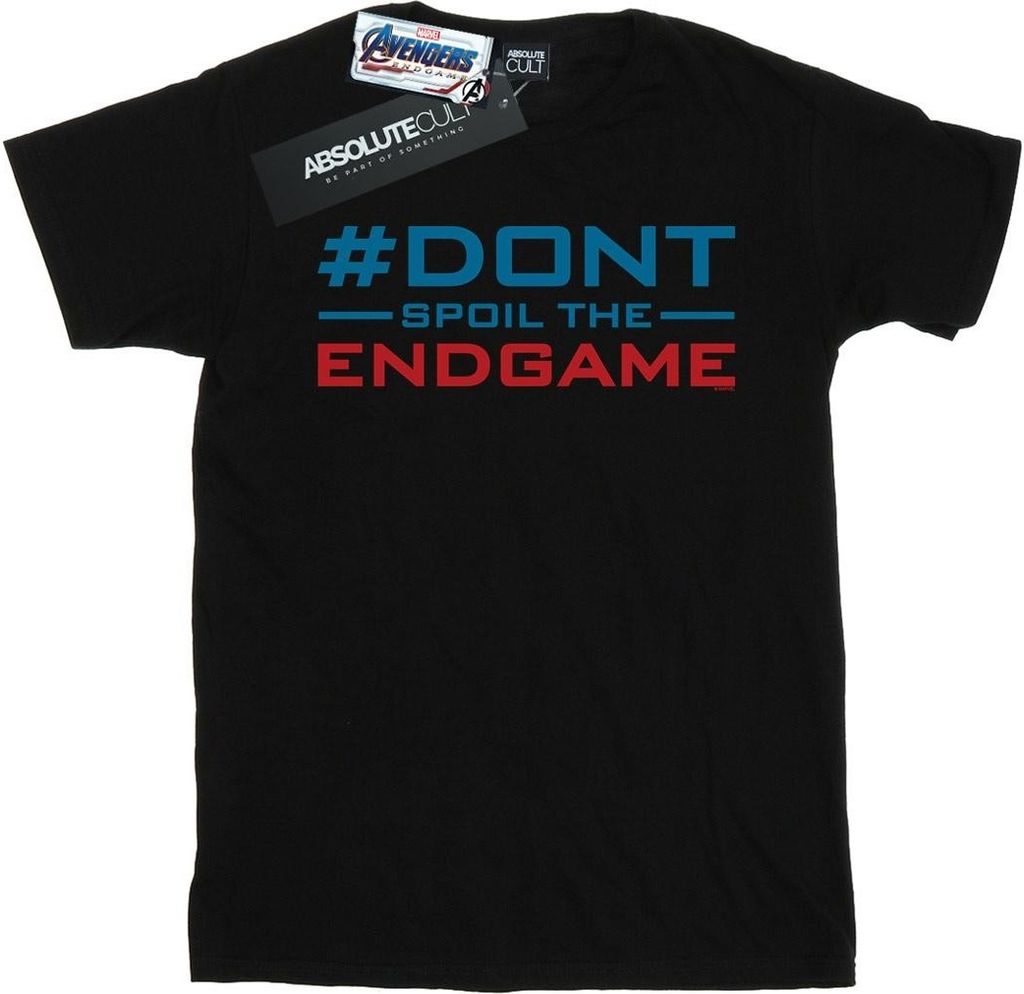 Marvel - "Avengers Endgame Don't Spoil The Endgame" T-Shirt für Herren BI9172 (4XL) (Schwarz)