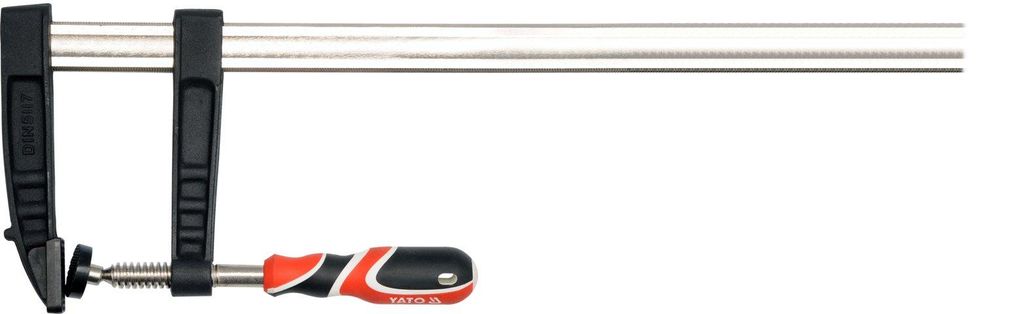 Yato YT-6449 Klemme F Klemme 30 cm Schwarz, Rot, Stahl Produktbild 