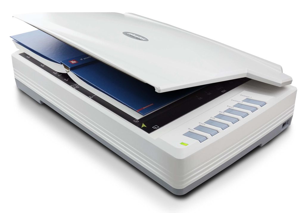 Plustek A320E Flachbettscanner 800 x 800 DPI A3 Weiß