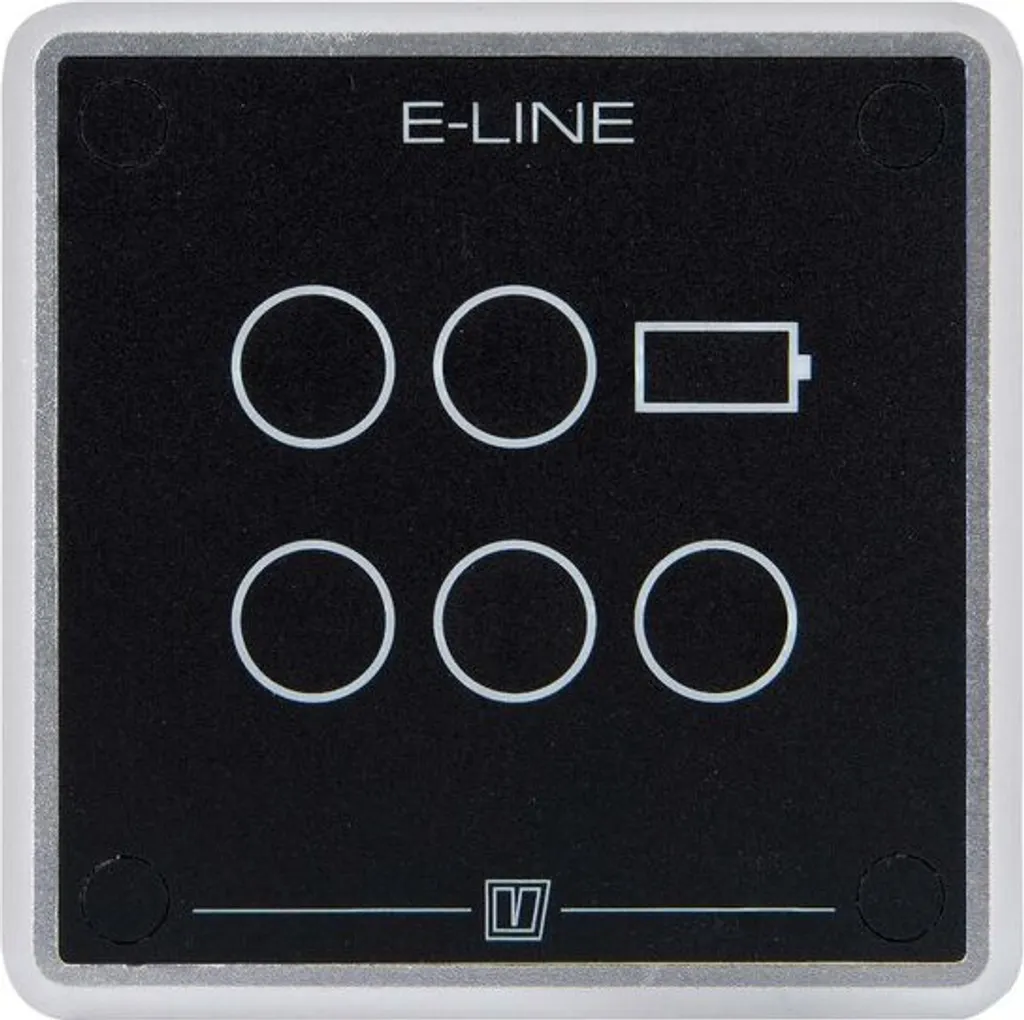 Panneau de surveillance VETUS E-LINE Aluminium Noir V-CAN mGE1MB