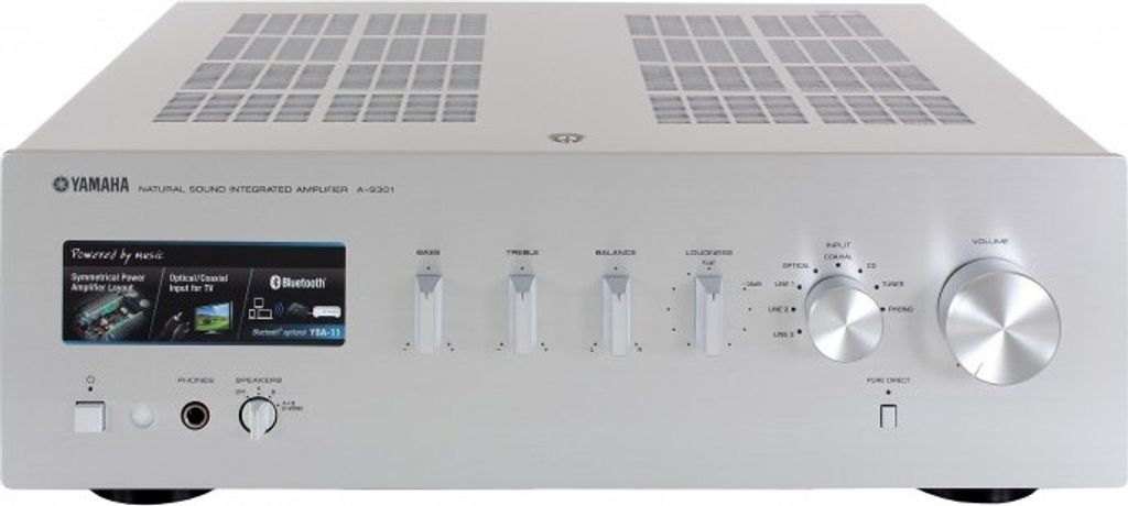 Yamaha A-S301 Vollverstärker Silber Produktbild 