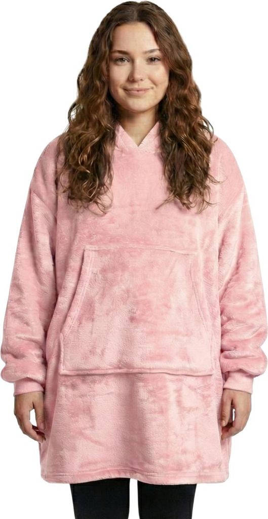 IamFlauschi Hoodie Decke mit Ärmeln, Kapuze und Kängurutasche - Mit flauschiger Sherpa Innenseite - Tragbare Flanell Decke zum Anziehen für Erwa...