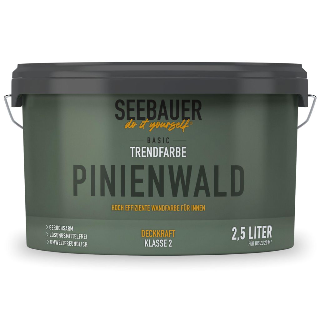 SEEBAUER diy Trendfarbe Dunkelgrün 2,5L (No. T09 Produktbild 