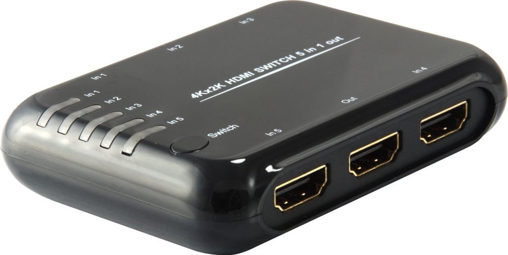 Switch hdmi equip 5 Eingänge 1 Ausgang hdmi 1.4a 4k dts-hd mit Controller
