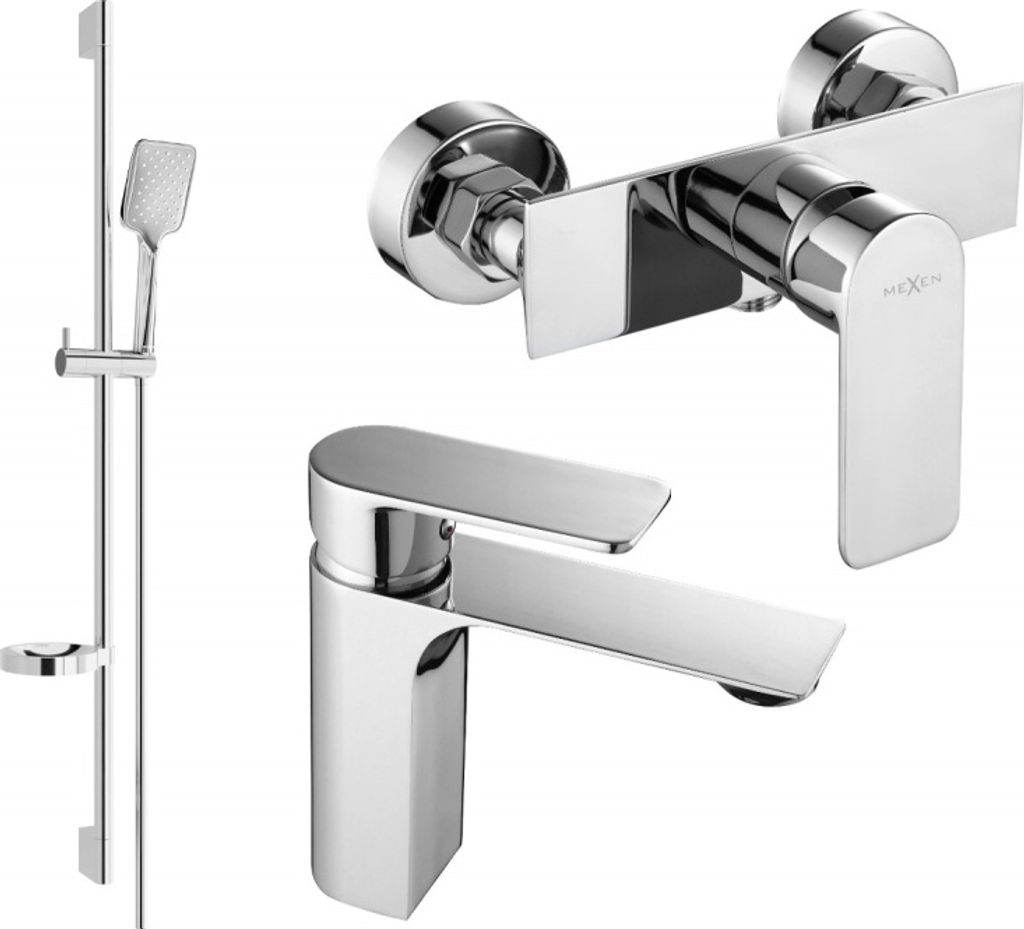 Mexen Alexa DS62 Brausegarnitur, Chrom - 71204DS62-00