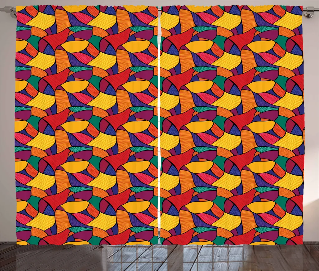 Tenda Rustica Mosaico Colorato ABAKUHAUS 280x175 cm - Arredo Casa