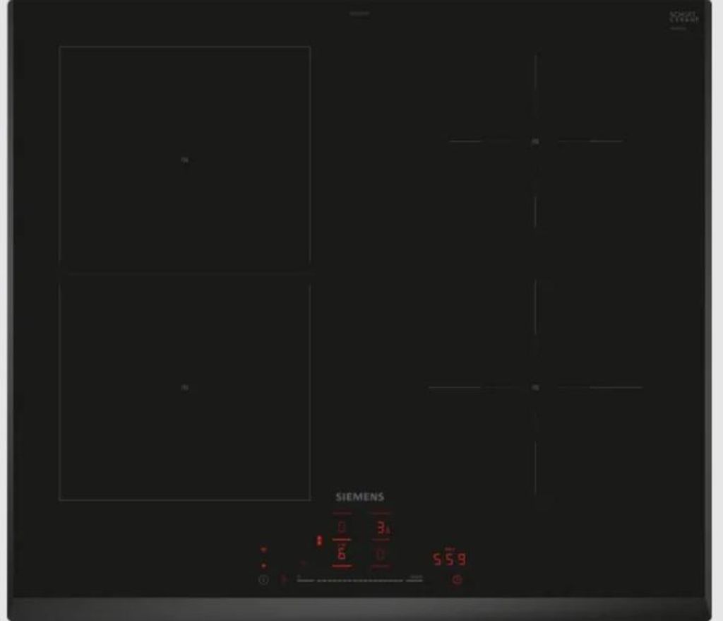 Siemens iQ500 ED651HSB1E Kochfeld Schwarz Eingebaut 60 cm Zone Induktionskochfeld 4 Zone(n)