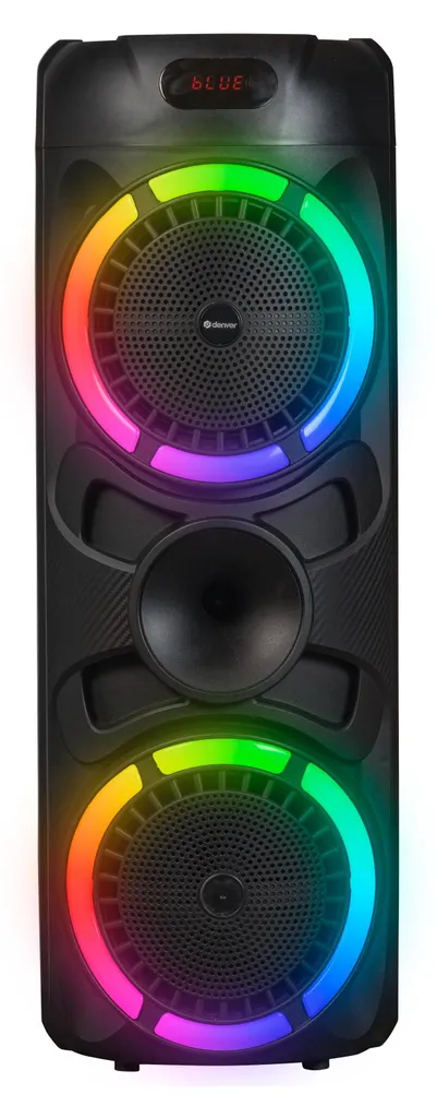 Enceinte nomade Bluetooth Denver avec effets lumineux LED et son stéréo - 6