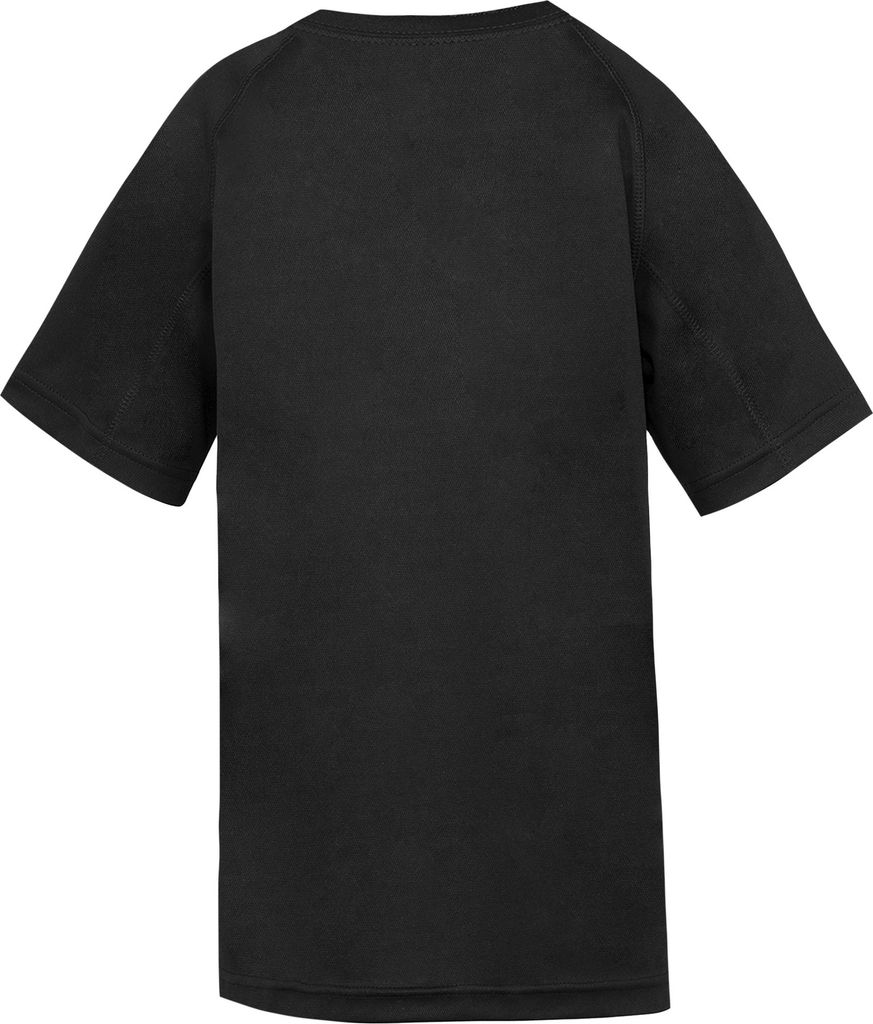 Spiro Jungen T-Shirt Performance Aircool RW6577 (128) (Schwarz)