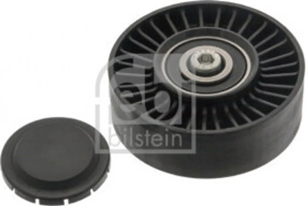 Poulie de renvoi renforcée Febi 34172 - Guidage fiable pour courroie BMW X5 X6