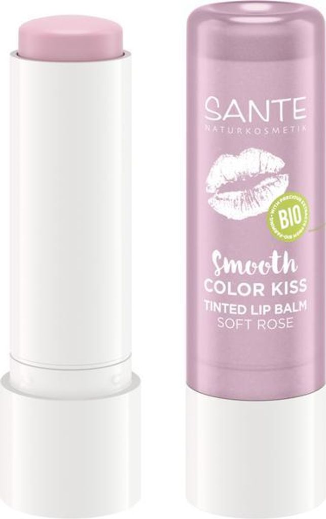 Smooth Colour Kiss Tinted Lip Balm - 04 soft rosé 4,8g Zdjęcie produktu 
