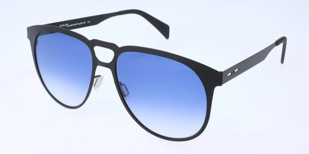 Italia Independent 0501 Nero: Occhiali da Sole Uomo Metal Design 55mm