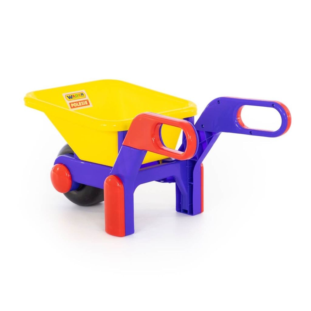 WADER Brouette de chantier pour enfants bleu rouge jaune 64 Image du produit 