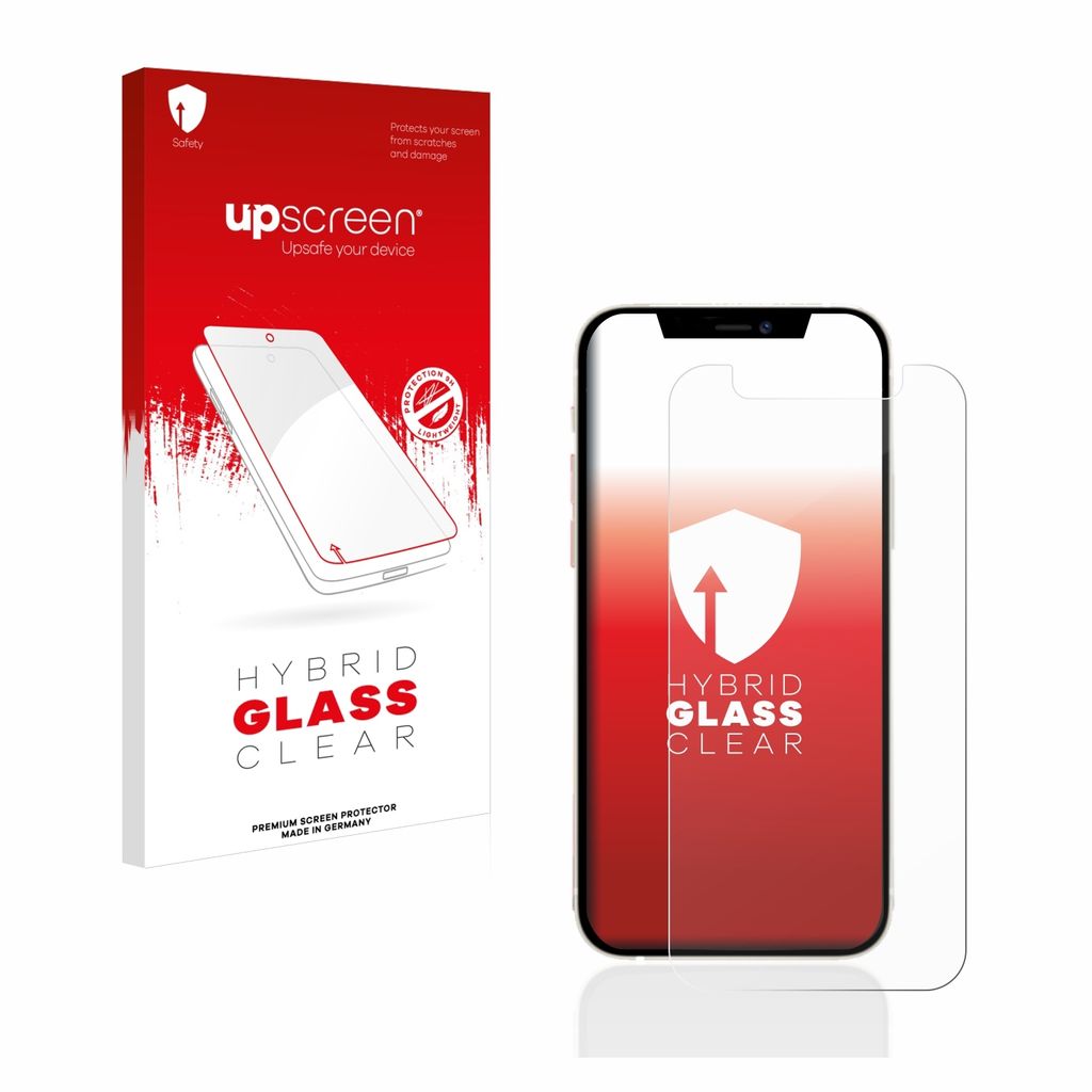 upscreen Schutzglas für Apple iPhone 12 mini Schutzfolie Panzer Folie Glas Display Schutz klar