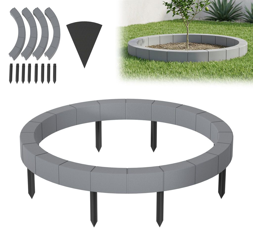 XMTECH Baumeinfassung Baumring Kunststoff Ø60 cm mit Produktbild 