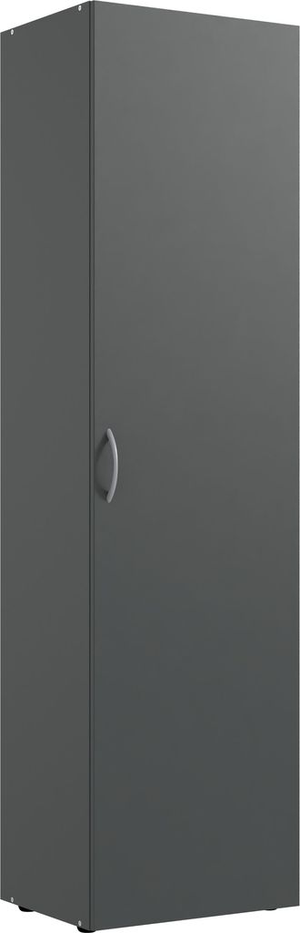 Mehrzweckschrank >MRK Multiraumkonzept< 1 Boden, 1 Stange, in GRAPHIT - 50x185x68cm (BxHxT)