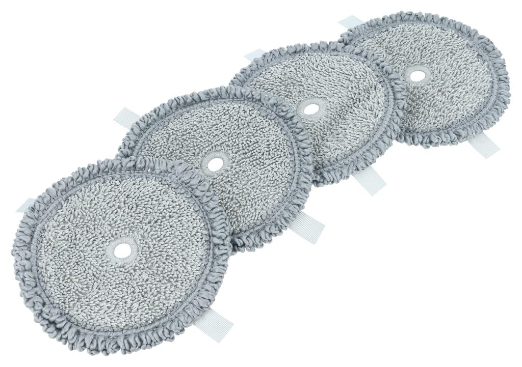 vhbw 4x Wischtuch Ersatz für Bosch 17008155, BHZUPAD1 für Produktbild 