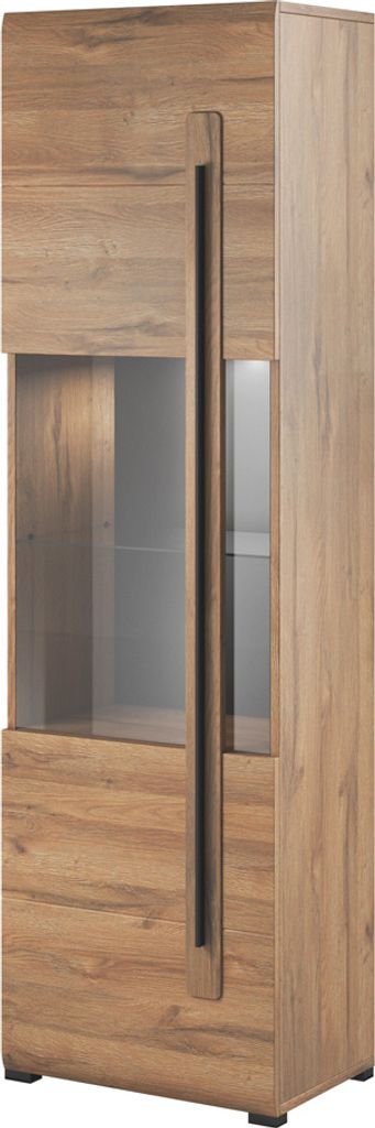 Vitrinenschrank Eiche Grandson Nb. TURDA-83 moderner Stil, Produktbild 
