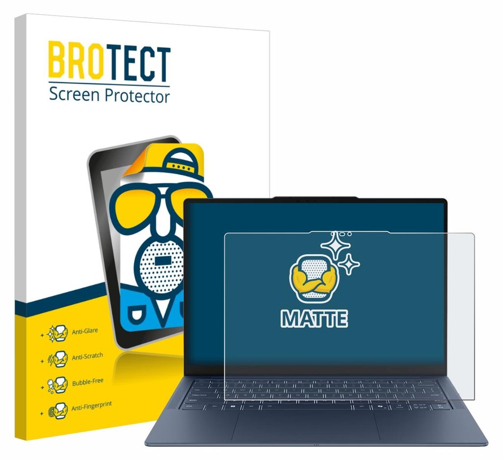 BROTECT Schutzfolie für Lenovo Yoga Slim 7x Gen 11 14" Displayschutz Displayschutzfolie Folie Matt Entspiegelungsfolie