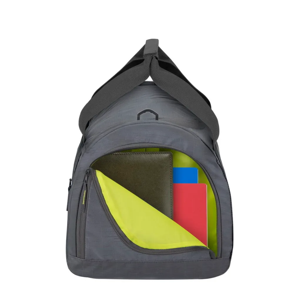 Borsa da Viaggio Rivacase 5542 Grigia 30L: Leggera e Salvaspazio - 11