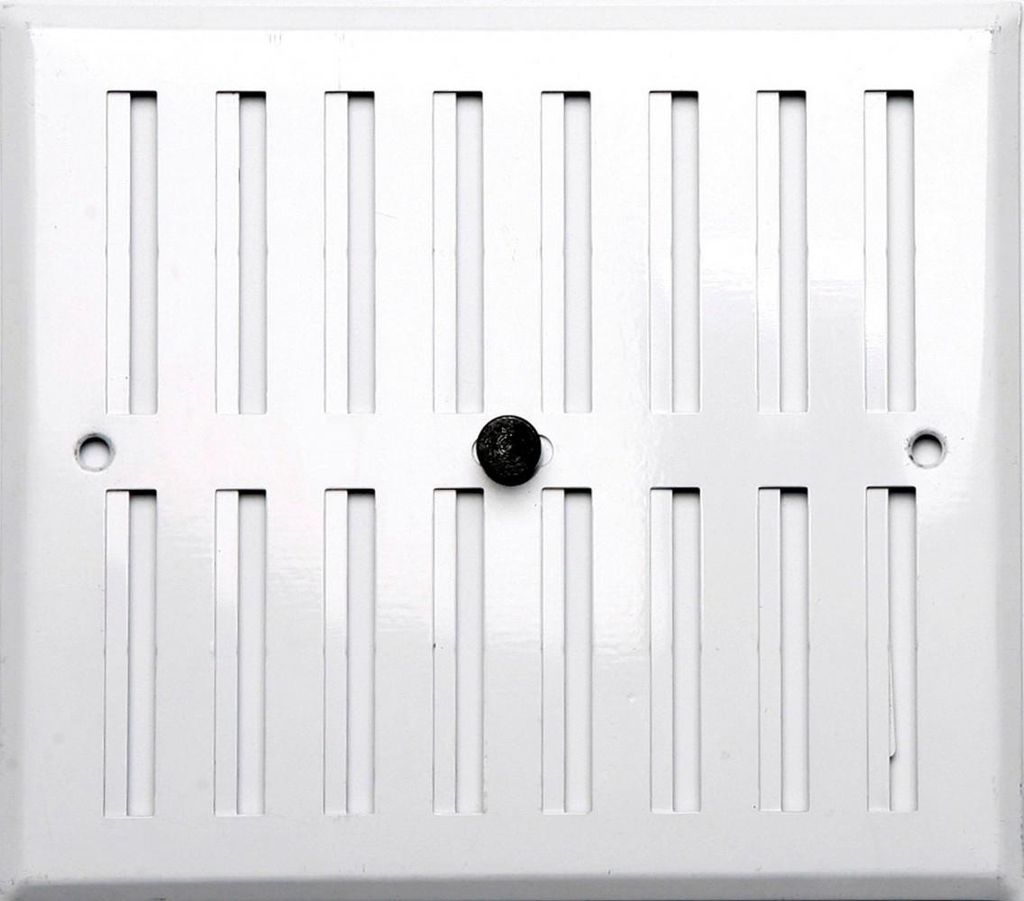 Grille d'aération aluminium laqué, L.19 x l.17 cm Image du produit 