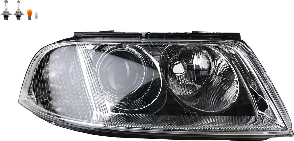 Johns, Scheinwerfer Halogen passend für VW Passat 01 3B 11/00-05/05 Rechts Leuchtmittel 3B0941016AK 3B0941016AN 3B0941018AG 3B0941018AK
