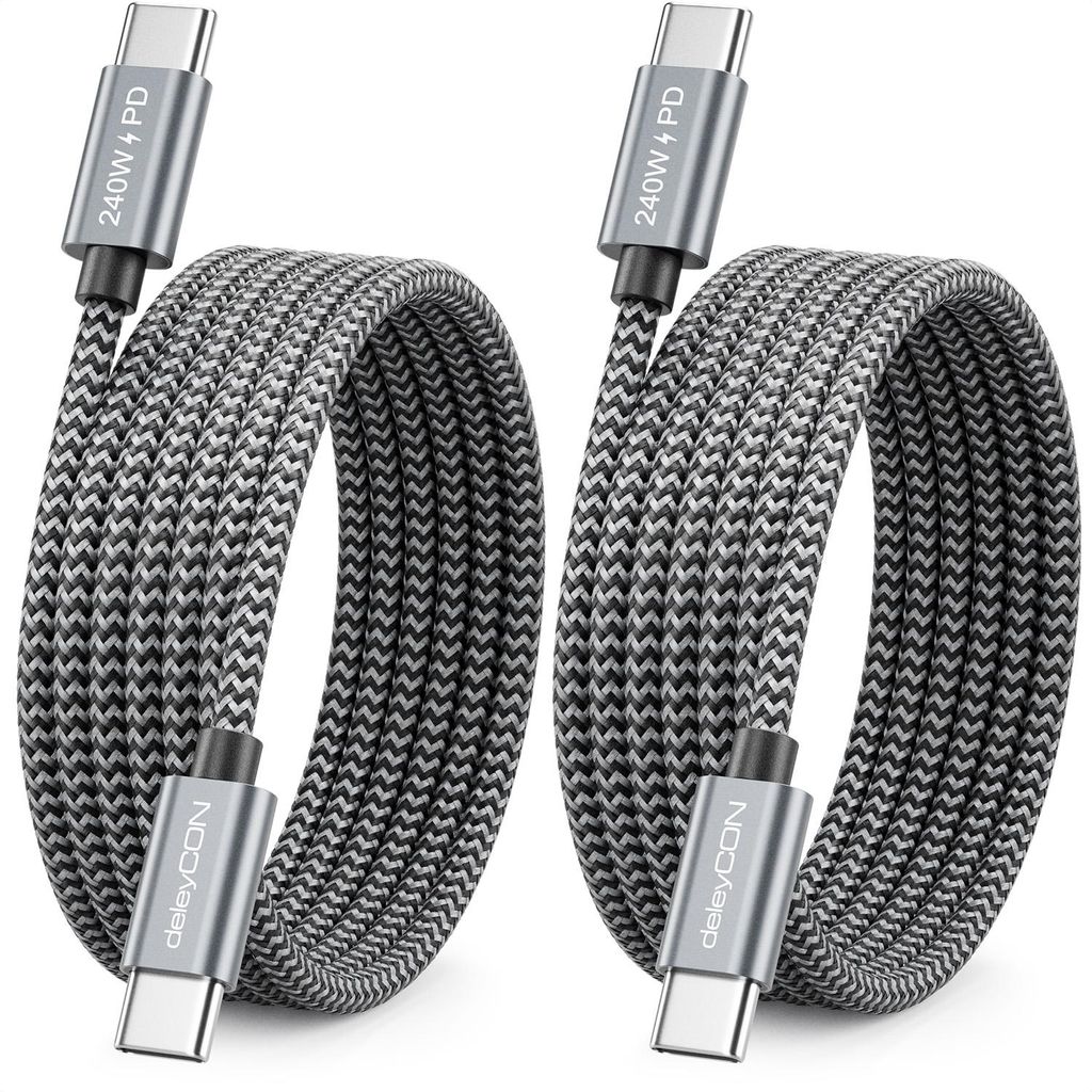 deleyCON 1,5m USB-C Kabel PD 3.1 240W USB-C auf USB-C, 2 Produktbild 