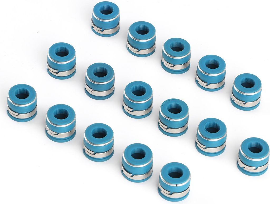 16-teiliges Ventilschaft-Öldichtungs-Set, Fluorkautschuk, hervorragende Dichtungsteile, passend für GM SBC V8-Motor