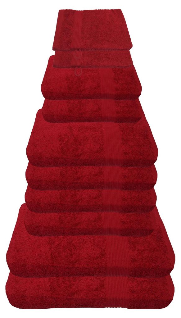 Julie Julsen Handtuch Set Bordeaux,Set:10 tlg. 2 Bade. 4 Produktbild 