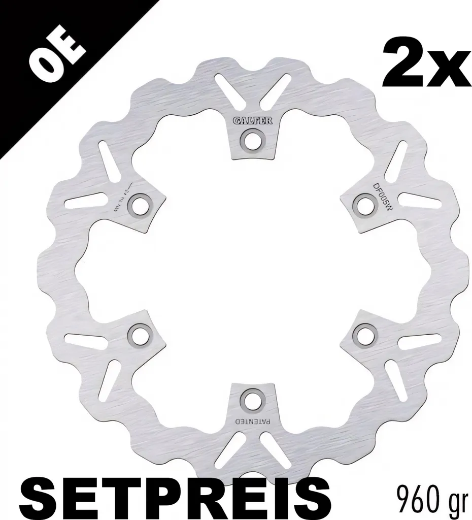 Kit Freinage Avant pour Honda CBX 750 et Triumph Tiger 1984 - 1998