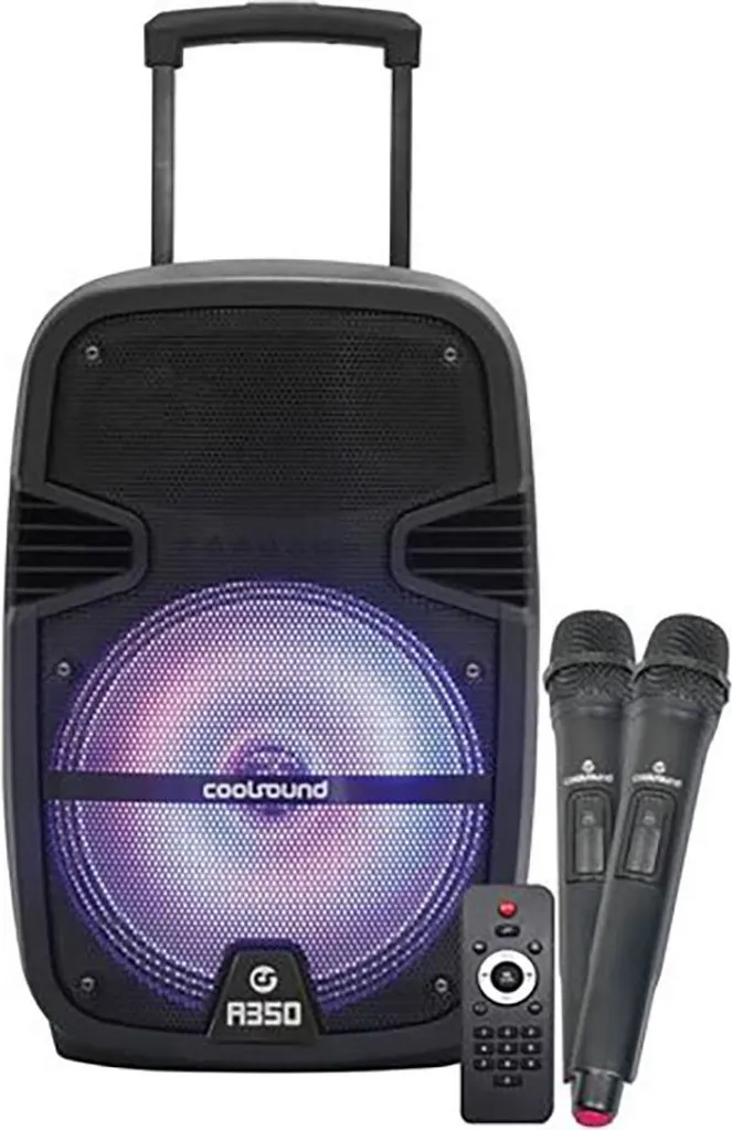 Réussissez vos fêtes avec le haut-parleur amplifié Coolsound A350 et micros