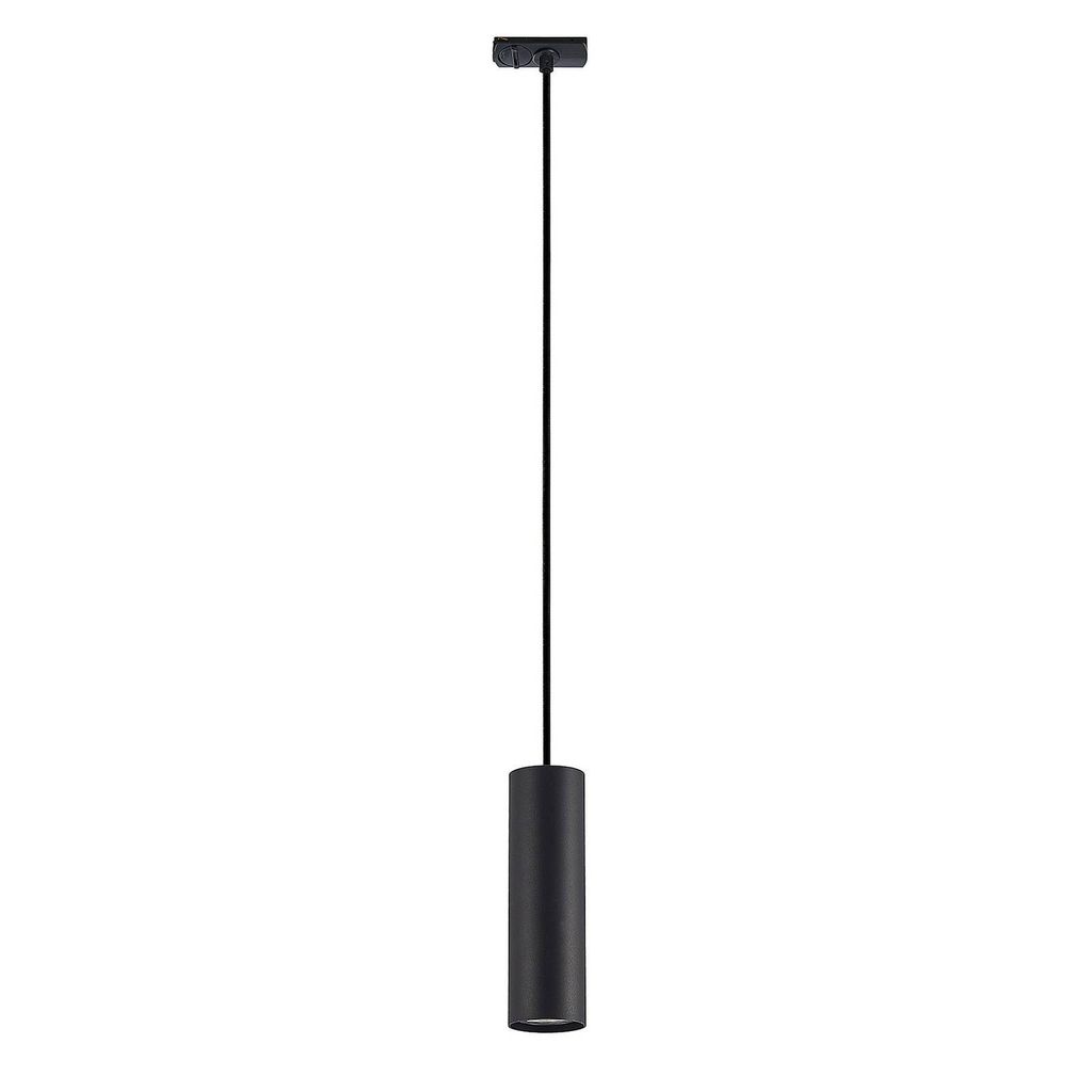 Lindby Pendellampe Linaro, 20 cm, schwarz, 1-Phasen, GU10