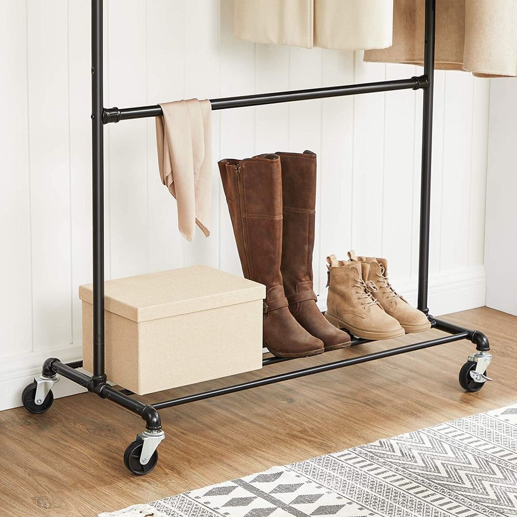 SONGMICS Kleiderständer im Industriedesign, mit Rollen, 2 Produktbild 5
