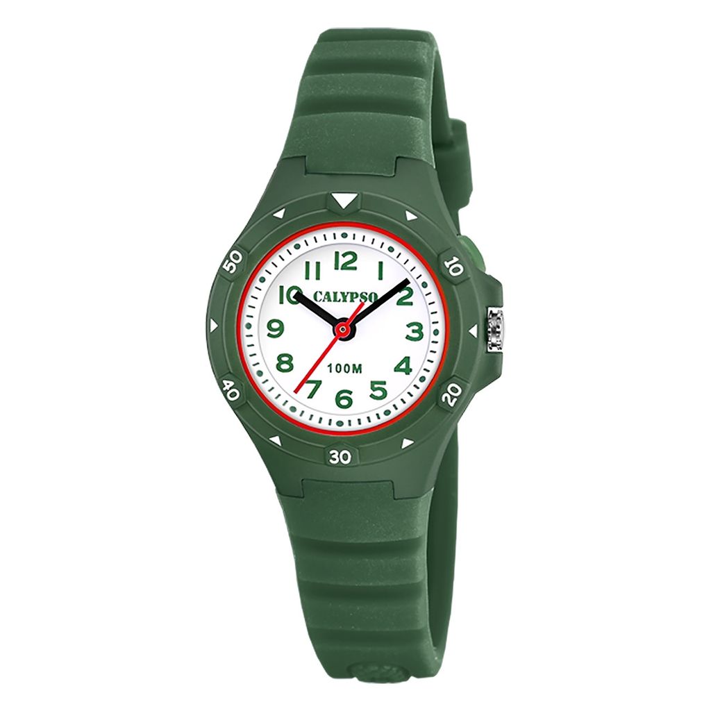 Calypso K5846/4 Uhr Junge Kinderuhr Kautschuk grün