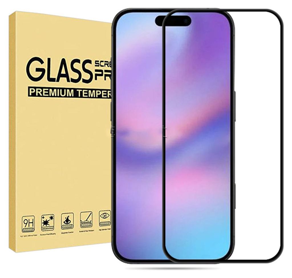 INF iPhone 17 Displayschutzfolie, Gebogene Kante, HD Klar, 2 Stück