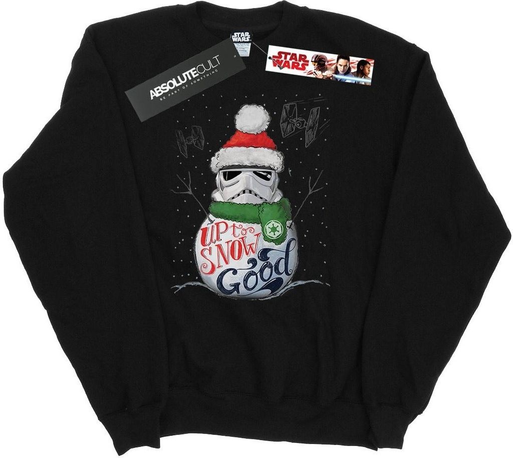 Star Wars - "Up To Snow Good" Sweatshirt für Herren BI45679 (XL) (Schwarz)
