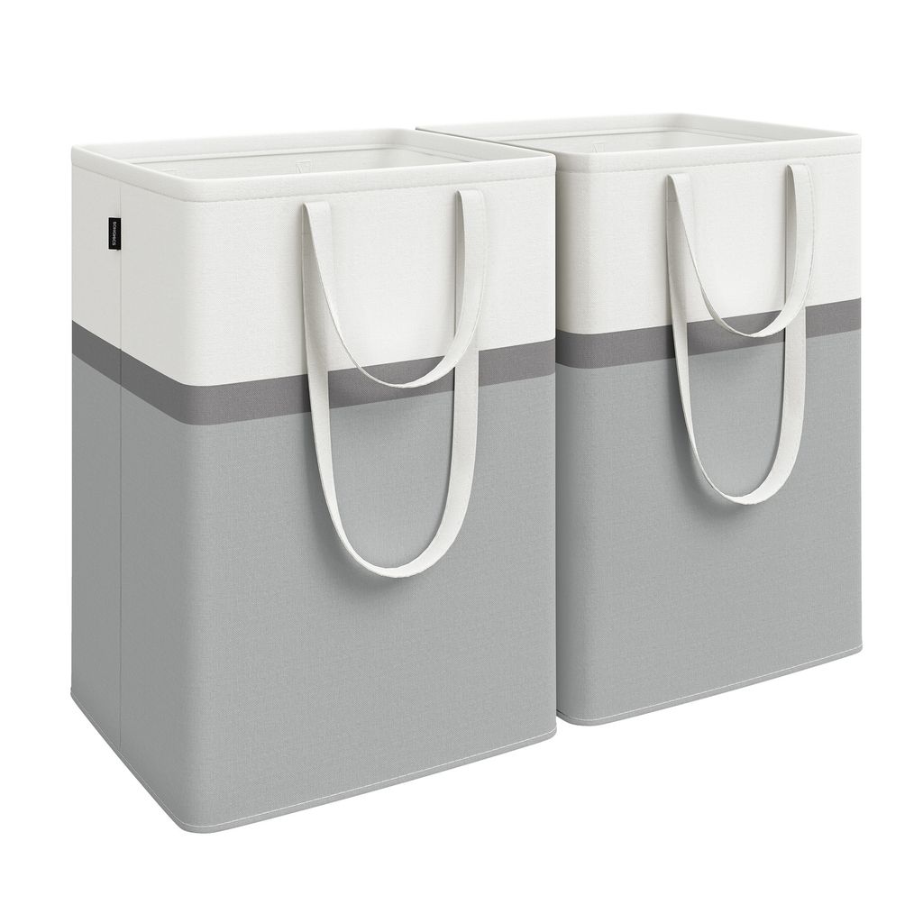 SONGMICS Wäschekorb, 2er Set, 110 L Wäschesammler ffaltbar, Produktbild 