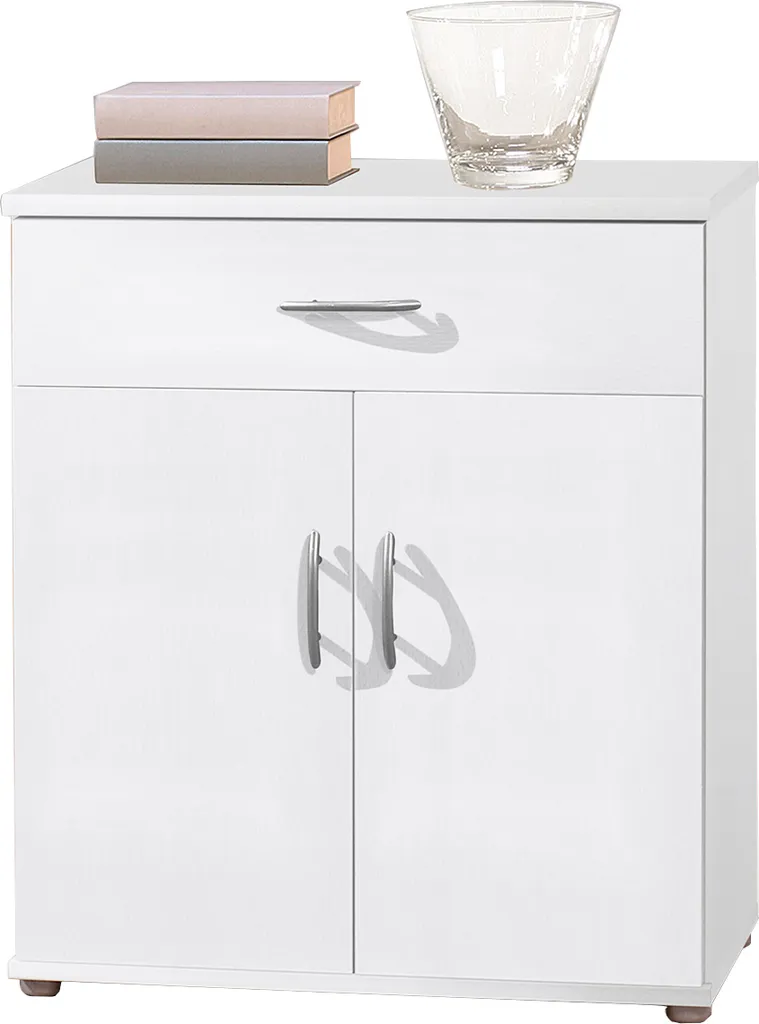 Meuble de rangement blanc Lissy petit format pour la maison