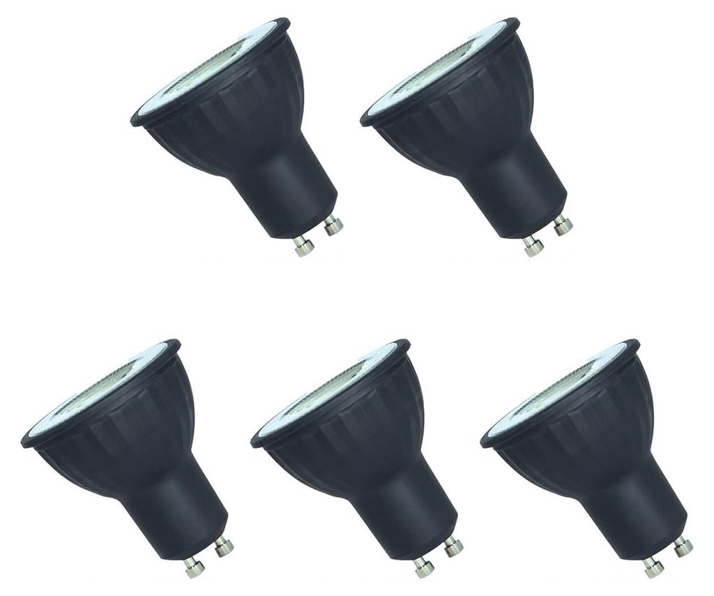 Spectrum GU10 LED Spot Lampe 6W 480lm 3000K Warmweiß 230V 5 Stück