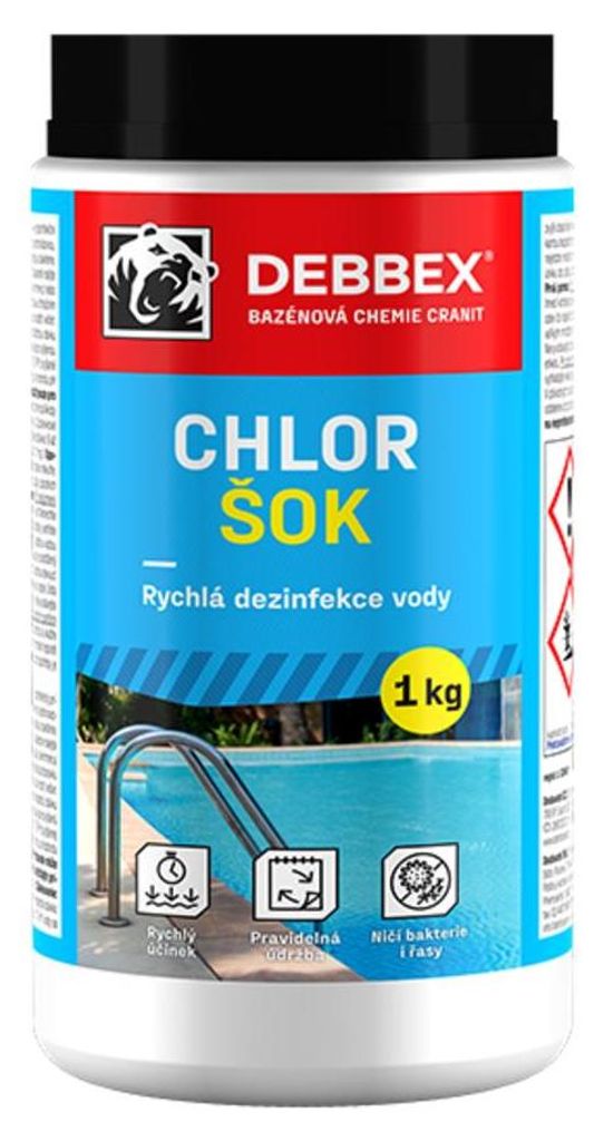 Chlor šok - rychlá dezinfekce vody Obrázek produktu 