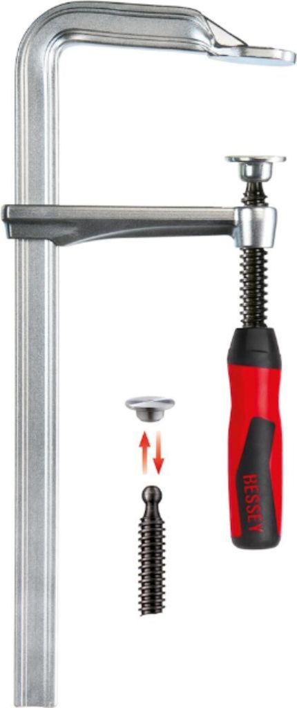 Bessey Ganzstahl-Schraubzwinge 120x 60mm 2K-Gr.