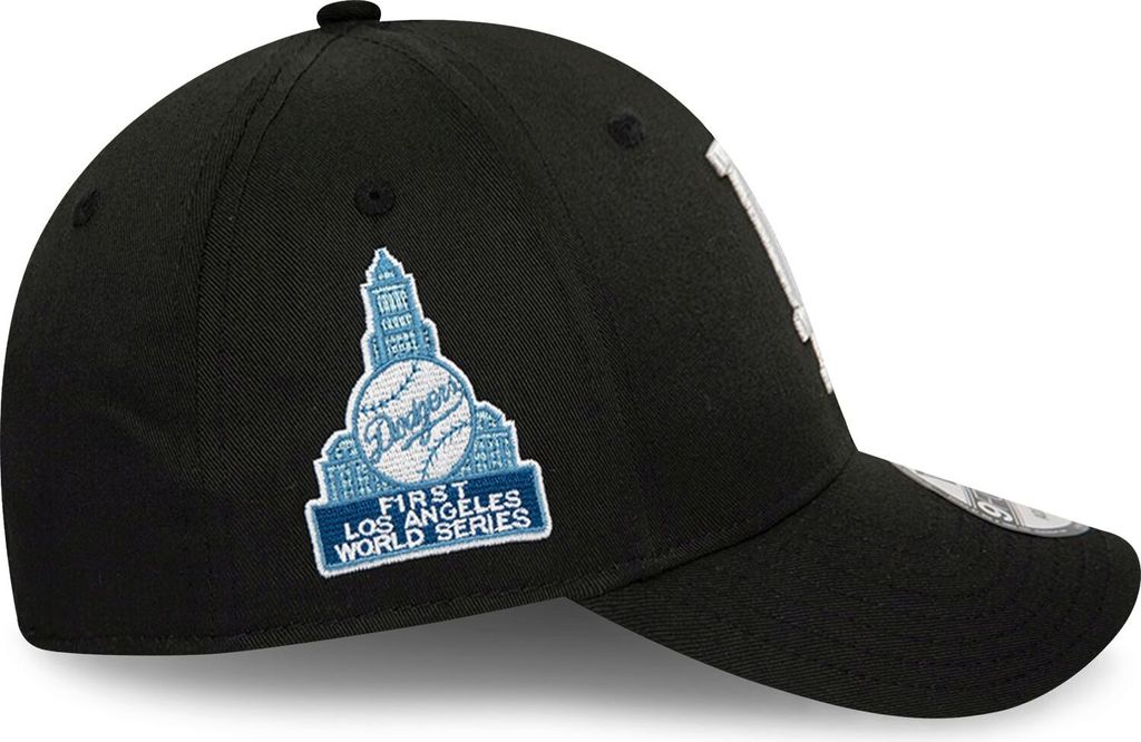 New Era Cappellino 9Forty Strapback – Los Angeles Dodgers Sidepatch Grigio, Edizione Limitata World Series, 100% Cotone - 3